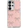 Suitable for Samsung GalaxyzA17 Flash Diamond IMD Bow Mobile Phone Case S25ULTRA A07 A55A56