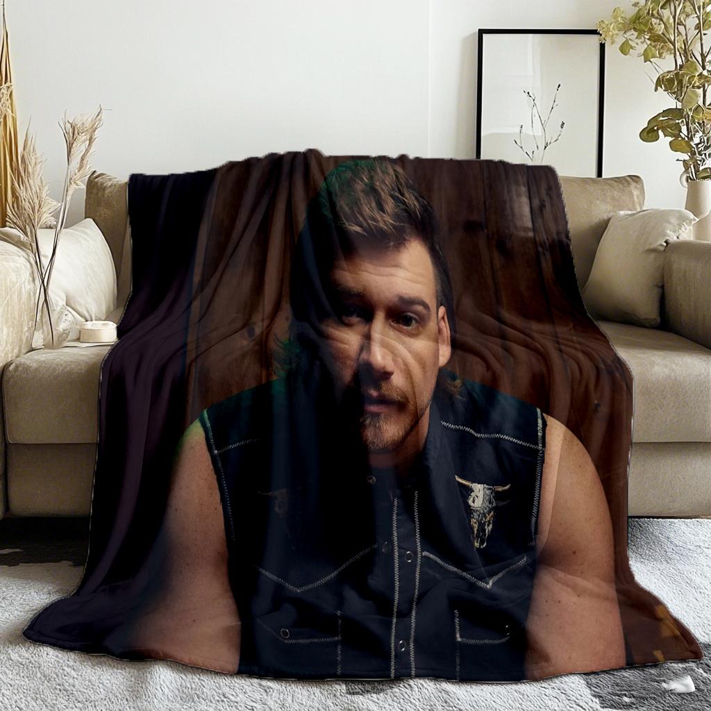 Morgan Wallen- Just In Case Famous Singer Printed Blanket Camping Throw Bed Sofa Office Air Conditioning Soft Leisure