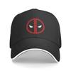 Individuelle Superhelden Baseballkappe für Männer Frauen Verstellbar Deadpool Symbol Papa Hut Streetwear