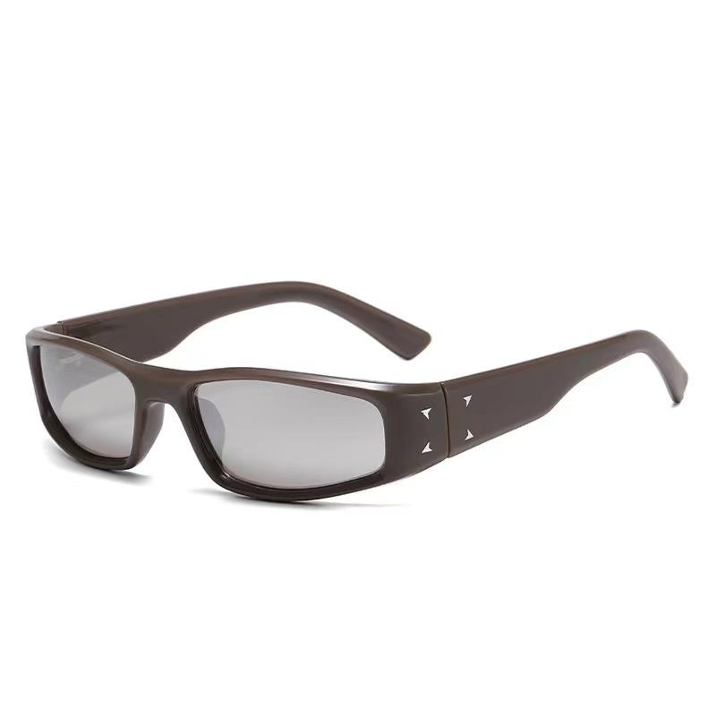 Y2K Stylish Sunglasses Men Rectangle Shape Anti-reflective Woman Sun Glasses Outdoor Bicycling Ladies Sunglass