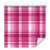Pink Checkered Wallpaper Powder Pink, Purple, and White 50x1000