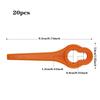 20pcs L95 Oversized Lawn Mower Plastic Blade Lawn Mower Lawn Mower Plastic Blade Garden Tool Accessories