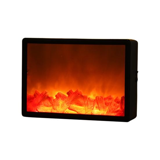 Ornamental Fireplace Light Realistic Flame Long Lasting LED Simulation Lighting Fireplace Decor for Home