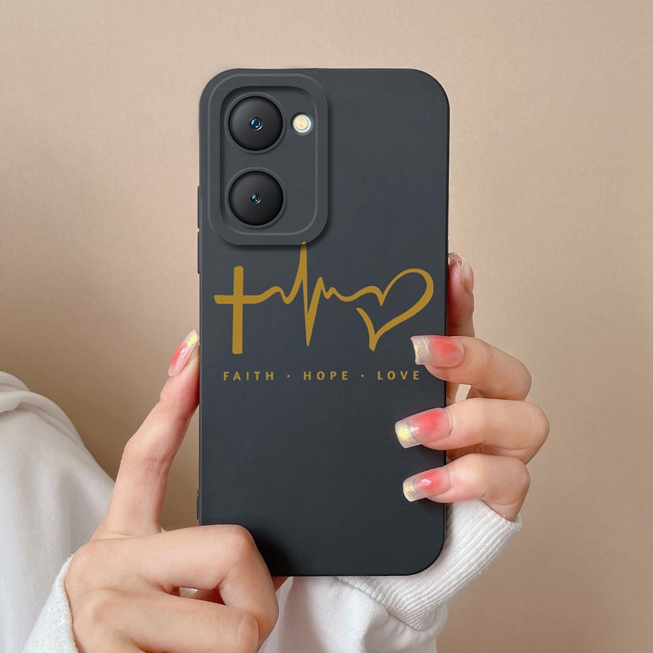 For Vivo Y03 4G Phone Case Butterfly Cute Cat Lightweight Liquid Silicone Camera Protection Back Cover For Vivo Y 03 Funda Shell