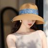 Hat Women's Ribbon Lafite Straw Hat Big Brim Sunscreen Sun Hat Summer Sun Hat