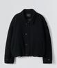 Ezio Wool Crop Zip Jacket_Black