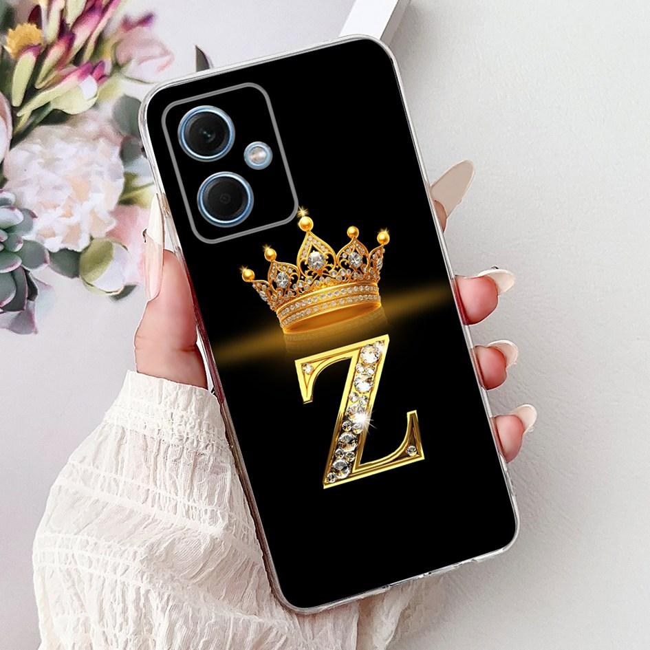 For Xiaomi Redmi Note 12 5G Case Lovely Crown Letters Transparent Silicone Soft Slim Cover For Redmi Note 12 Pro Plus Phone Bags