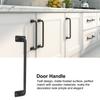 Black Barn Door Handle Non-Slip Cabinet Pulls Solid Gate Handle Drawer