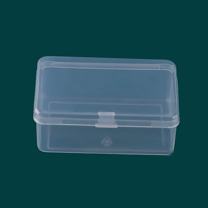 Transparente Aufbewahrungsbox aus Kunststoff, quadratisch, für kleine Gegenstände, Verpackungsboxen, Schmuck, Perlen, Behälter, Kleinigkeiten, Organizer