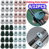 6/12Pcs Fishing Rod Holder Fixer Clip Lure Rod Bundling Clamp Beach Fishing Pole Holder Compact Fixer Holder Fishing Tools