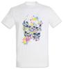 Skulls With Colored Ornaments T-Shirt Mens Womens Tees Top Skull Tattoo Tattooist Holi Mexico Latin