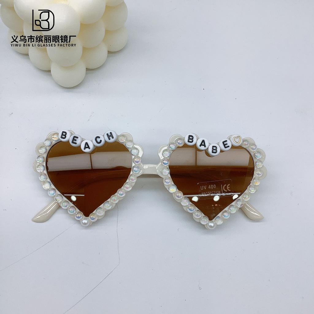 Retro Children'S Sunglasses, Sunscreen, Sunshade, Eye Protection, Uv Protection, Baby Concave Shape Diy Children'S Sunglasses, Glasses