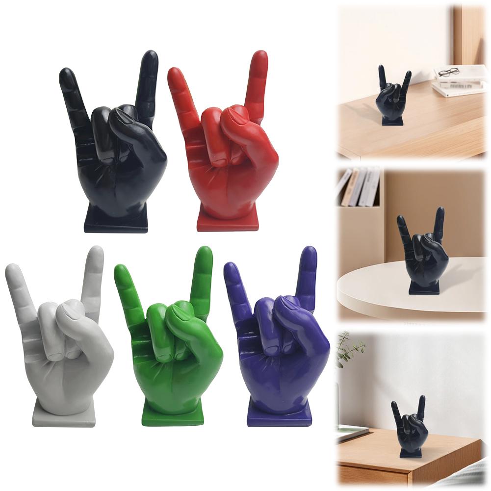 Drum Stick Stand Creative Drumsticks Display Stand Resin Rock Hand Drumstick Holder Home Decoration Funny Gift For Drummer