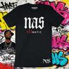 2025 Zomer Nas 90s Hip Hop T-shirt Grafisch Ontwerp Tribute Shirt Ademend Casual Korte Mouw Shirts voor Volwassenen en Kinderen Y2k