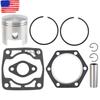 Piston Ring & Gasket Kit For EZGO 2 Cycle Gas Golf Cart 1976-1988 Standard Bore