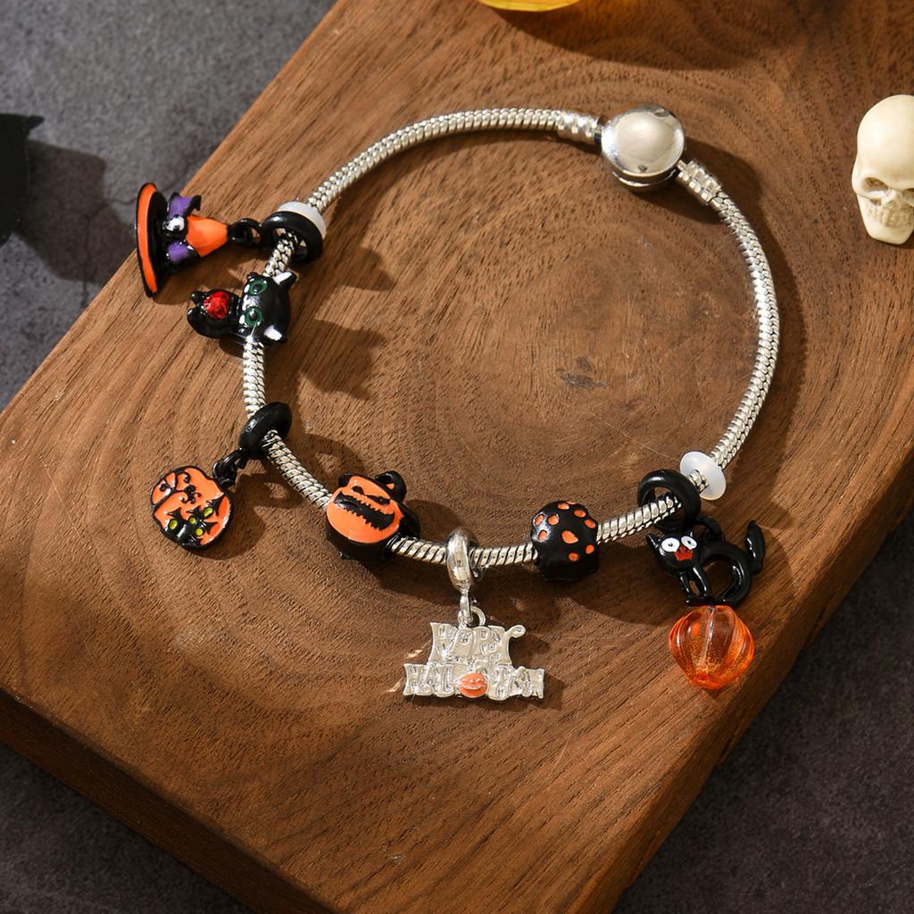 Halloween Ghost And Reaper Metal Bracelet With Gothic Design For Unisex Gift