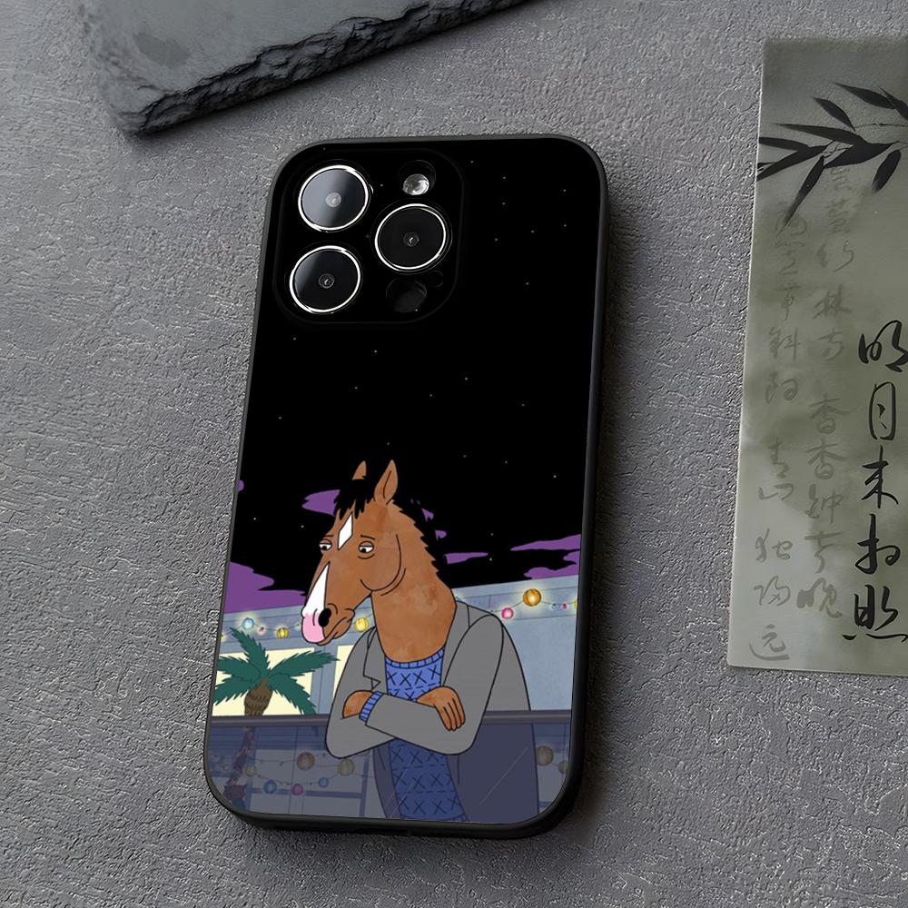 Coque de téléphone B-BoJack Horseman Funda pour iPhone 13, 17, 16, 11, 15 Pro Max, 14, 12 Pro, XS Max, Mini, XR, X, 7, 8, 6, 6s Plus