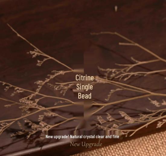 Bracelet Perles Cristal Citrine Kit DIY - Éléments Naturels Feng Shui