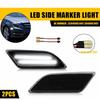 2X LED Bumper Side Marker Lights For 12-14 Mercedes Benz W204 C250 C350C-Class A