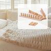 Wooden Loom Frame for DIY Throw Blankets Weaving Loom Sturdy Yarn Craft Gift Chunky Yarn Blanket Loom Wooden Peg Frame