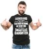I Asked God For A Partner In Crime Shirt He Send Me SmartAss Daughter Tee
