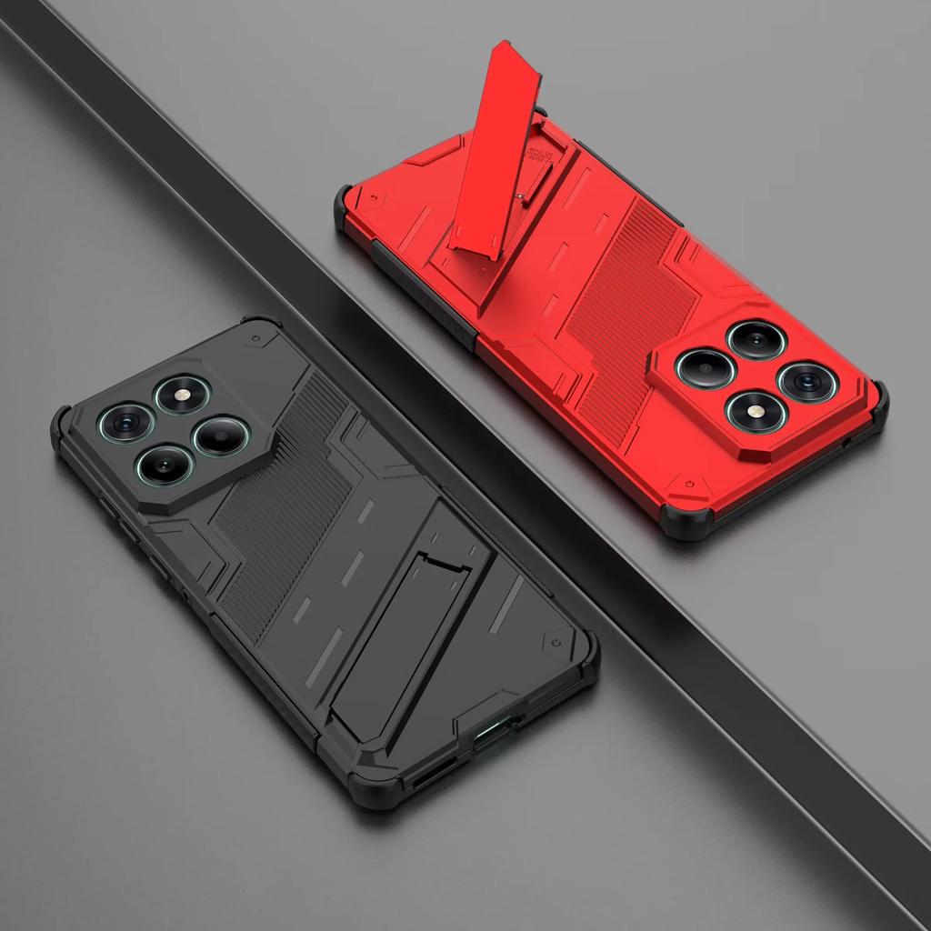 Luxury Heavy Duty Armor Phone Case For Motorola MOTO Edge 60 50 Fusion G24 G04 E14 With Kickstand Hard PC Shockproof Back Cover