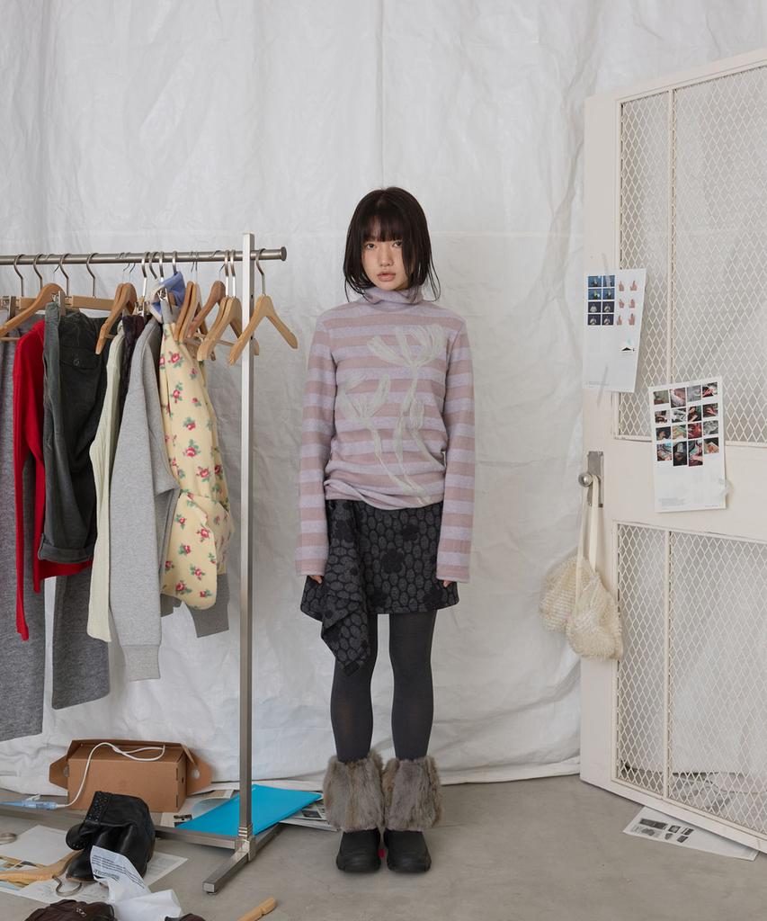 Yeongmailweeo Felt Plenty Turtleneck (Ash Violet)