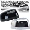Door Mirror Cover Caps For DODGE Durango For Jeep Grand Cherokee 2011- Glossy Black Side Mirror Cover Caps Car Accessories