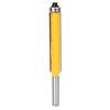 Freza cu coadă de 8mm Freză de lemn cu rulment Bit de finisare la nivel pentru tăiere(8*12.7*50.8mm )