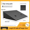Tapis Rampe Anti-Glisse en Caoutchouc-Plastique pour Bordure de Ralentisseur de Vitesse pour Voitures