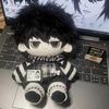 20cm Death L.Lawliet Cotton Stuffed Doll Animation Plush Dress-up Toys for Children Adults Handsome Collectibles Gift Dolls