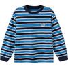Balabala Kids' Striped Pure Cotton Long-Sleeve T-Shirt