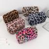 Leopard Fur Makeup Bags for Women Soft Travel Cosmetic Bag Organizer Case Lady Girls Make Up Case Necessaries Handbags Case