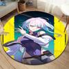 Lucyna Kushinada Round Area Rug,Carpet Rug for Living Room Bedroom Sofa Playroom Decor,Non-slip Floor Mat