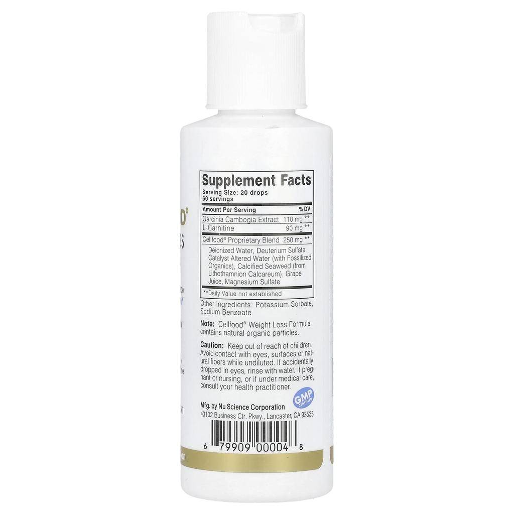 Cellfood, Fórmula para perda de peso, 4 fl oz (118ml)