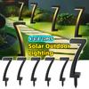 Éclairage de Chemin Solaire, Lampe de Pelouse Extérieure Étanche IP65, Éclairage Paysager pour Chemin Terrasse Entrée Décoration de Jardin