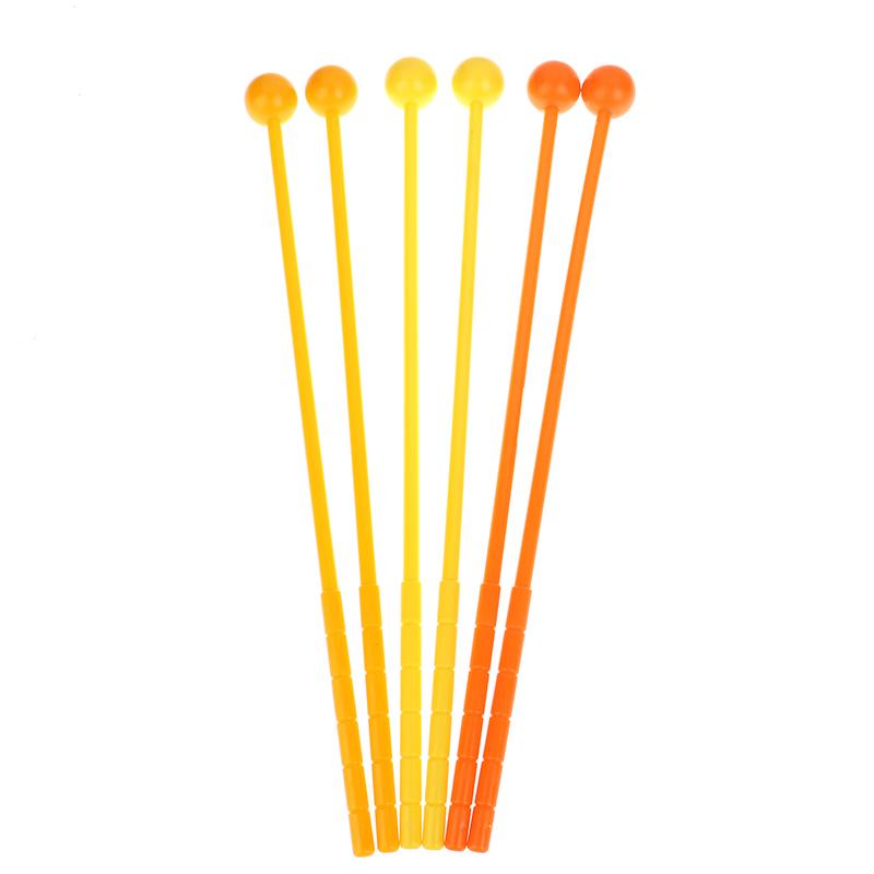2Pcs Percussion Drum Sticks Mallets Drumsticks Adults Kids Stick Mallet Plastic Musical Instrument Children'S Toys