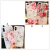 8 Iphone For 6s 7 Plus Soft Rubber Shockproof Case Flower Transparent Slim Cover