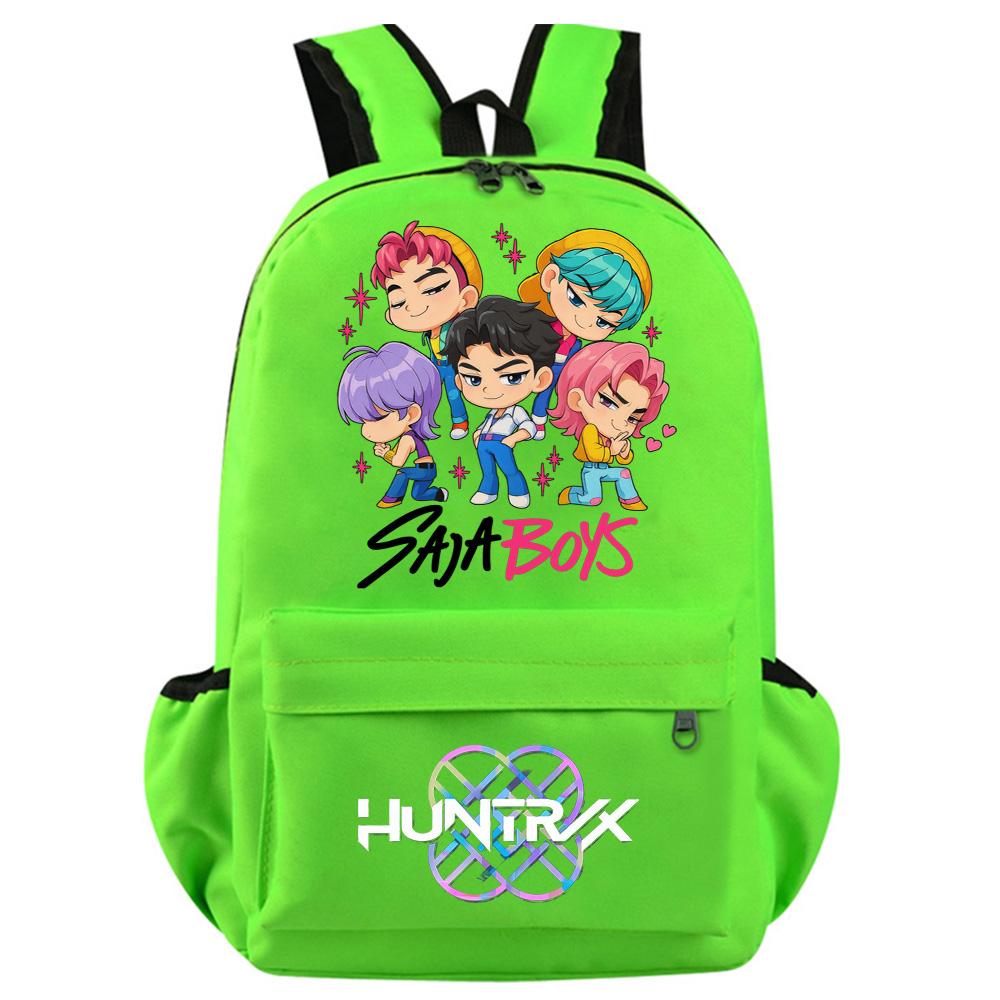 Anime Cartoon Kpop Demon Hunters Printed Backpack for Teenager Student Girl Boy Bookbag Schoolbag Women Large Capacity Travel Bag Kid Gift Mochila