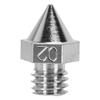 3D Printer Nozzle Fit for Raise3D N Pro2 Pro3 E2 Series Tip 0.2mm Accurate Ni Plated Hardened Alloy Hot End Replacement