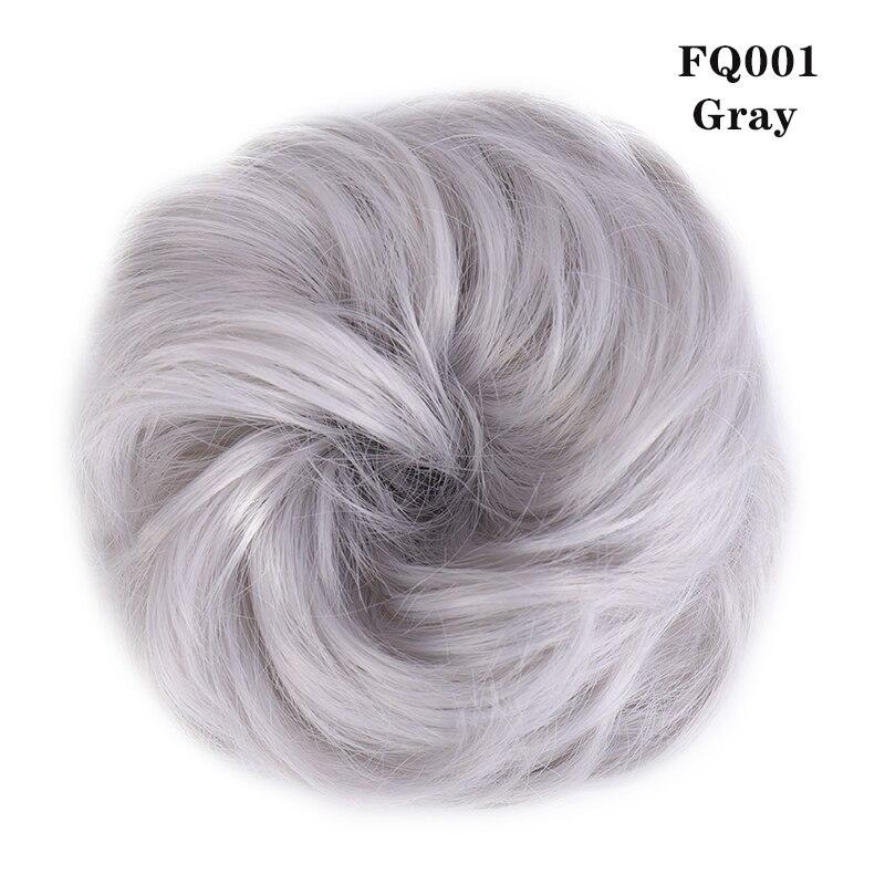Hair Ring Wig New Synthetic Hair Scrunchies Chignon Elastic Band Made Of Hair Messy Curly Hair Bun Hairpiece Ponytail For Women Heat Resistan LUPU