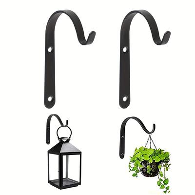 Staffa per appendere piante da 1/4/6 pezzi, ganci da parete in ferro gancio appendiabiti decorativo per fioriere sospese, lanterne, barattoli di vetro, decorazioni per la casa rustiche per interni ed esterni