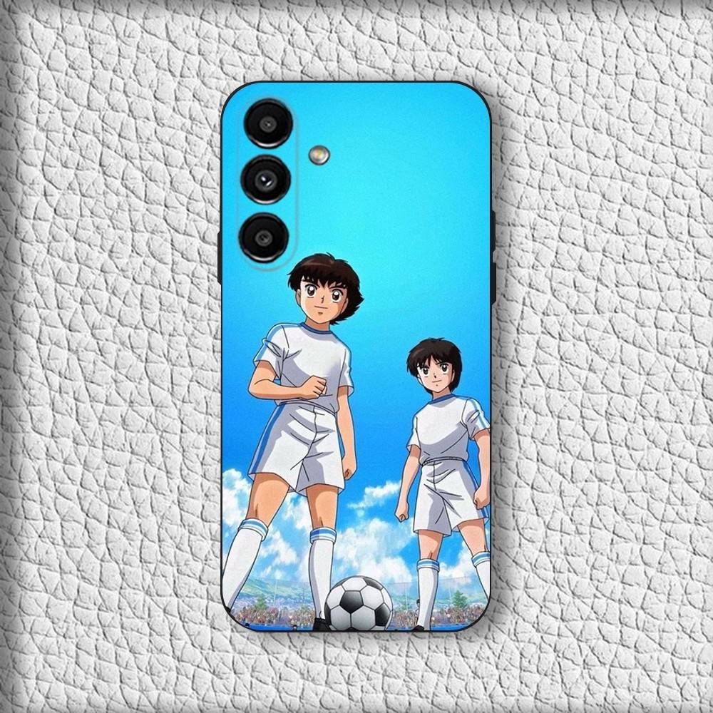 Anime C-Captain T-Tsubasa Phone Case For Samsung Galaxy A20,A21s,A22,A31,A32,A52,A53,A72,73,A80 Soft Black Cover