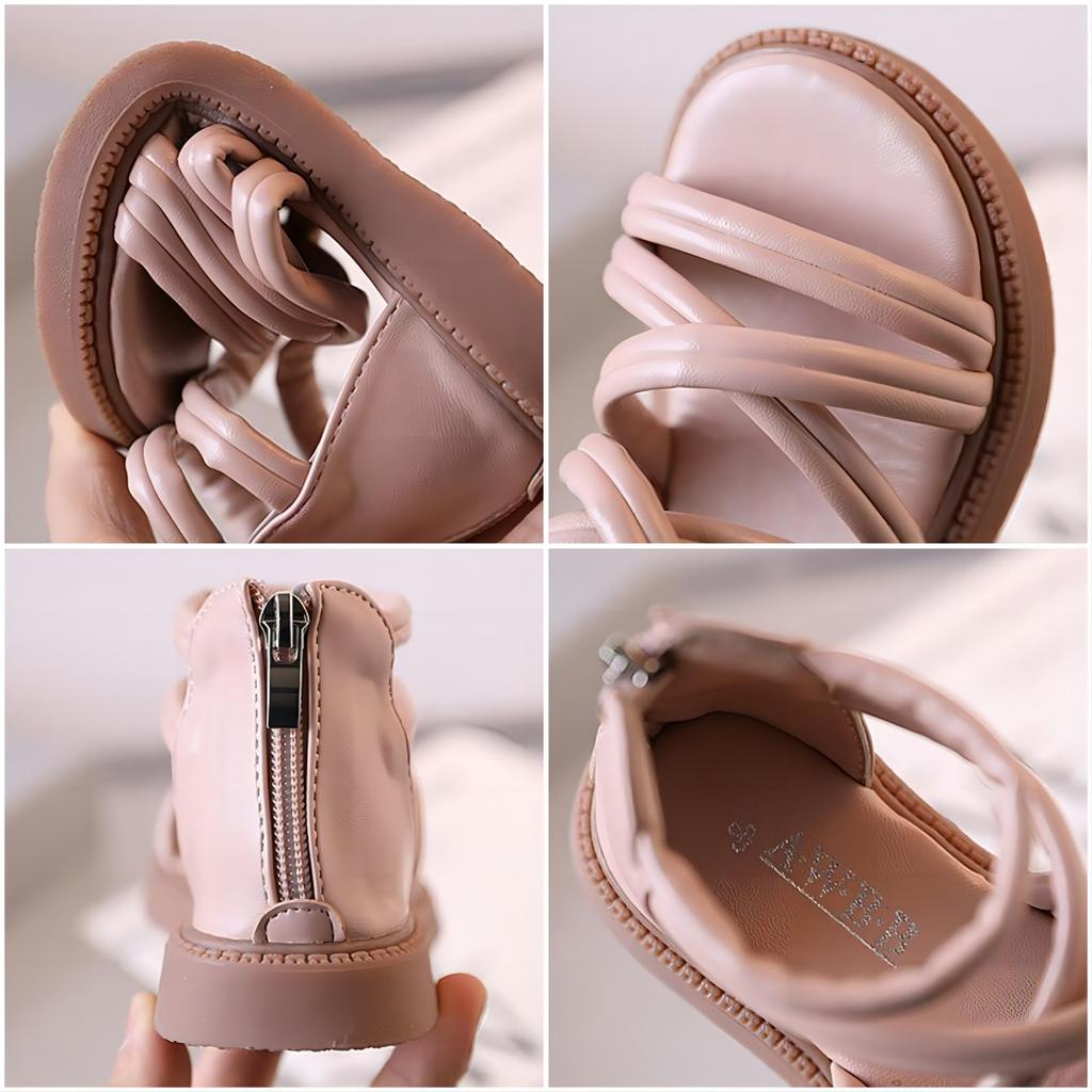 Girls Sandals New Summer Medium and Large Children Princess Shoes Soft Sole Shoes