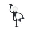 LED Bedside Lamp Funny Night Light with Suction Cup Soft Glow DIY Shape Cute Light Bulb Man Mini Night Light