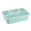 Multicolor Japese Style Lunch Box Plastic 4-grids Compartments Bento Case Microwave Oven Leakproof Food Container Unisex