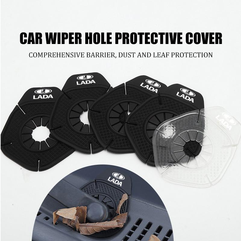 Copertura Protettiva Foro Tergicristallo Auto Tappo Foro Antipolvere Tappetino Anti-Foglie Per Lada Vesta Granta Largus Vaz Samara Vesta Niva 4X4 2110