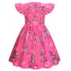 83039 Kinder Mädchen Lily Lovebraids Spiel Anime Druck Kurzarm Kleider