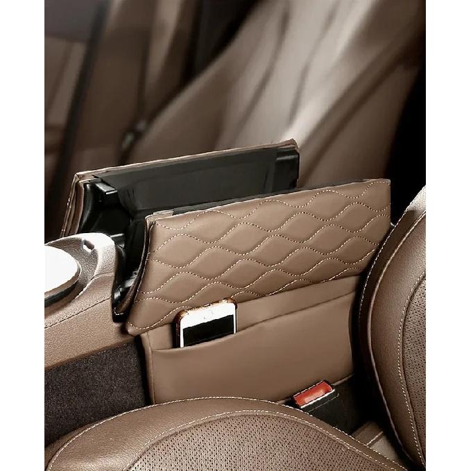 Center Console Armrest Box Cover Pad For Mercedes Benz E Class 2017- W213 CLS 2018- Leather Anti-Scratch Armrest Cushion