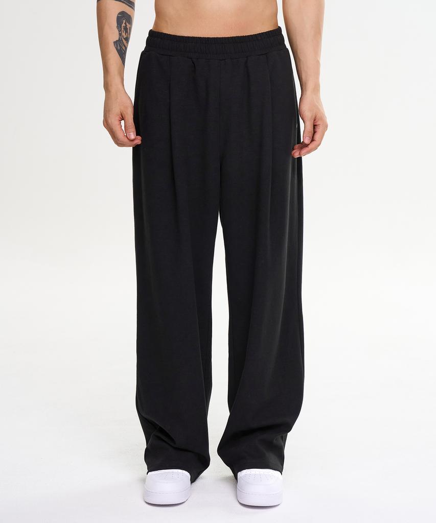 Leijibi [Summer] One-Pleat Wide Fit Fresh Sweatpants M (2 Colors)